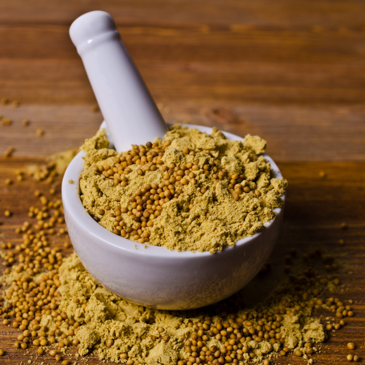 Mostaza amarilla polvo